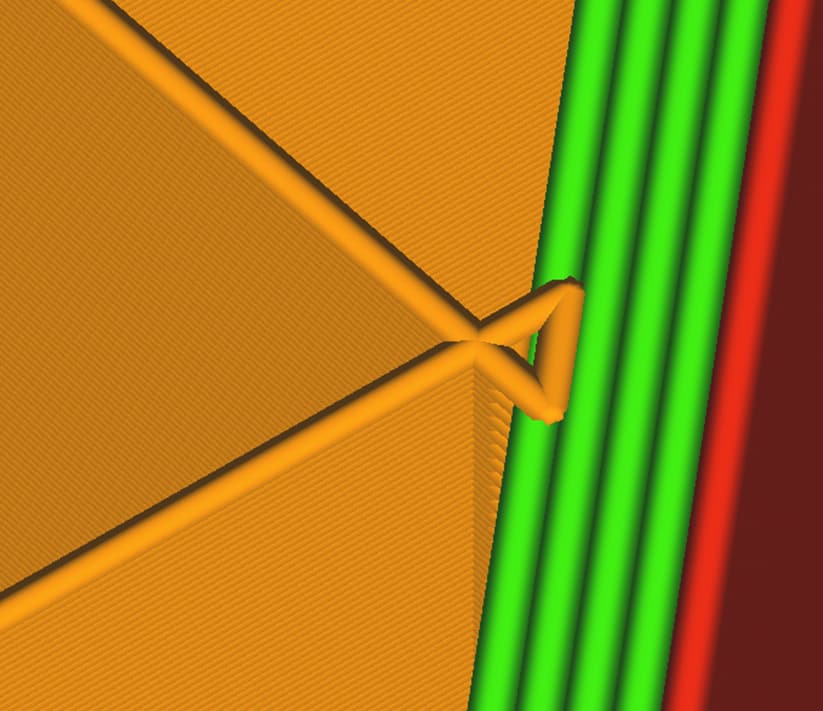 Connected Infill Lines Turned ON Image
